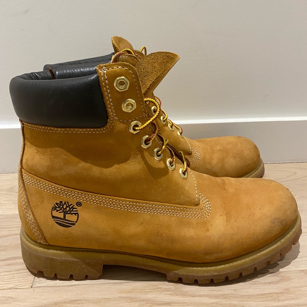Timberland 6” Boots - Wheat , Size 9
